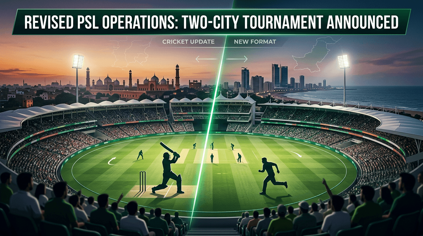 HBL PSL 11 Revised Plan Two-City Tournament Confirmed, Matches Behind Closed Doors